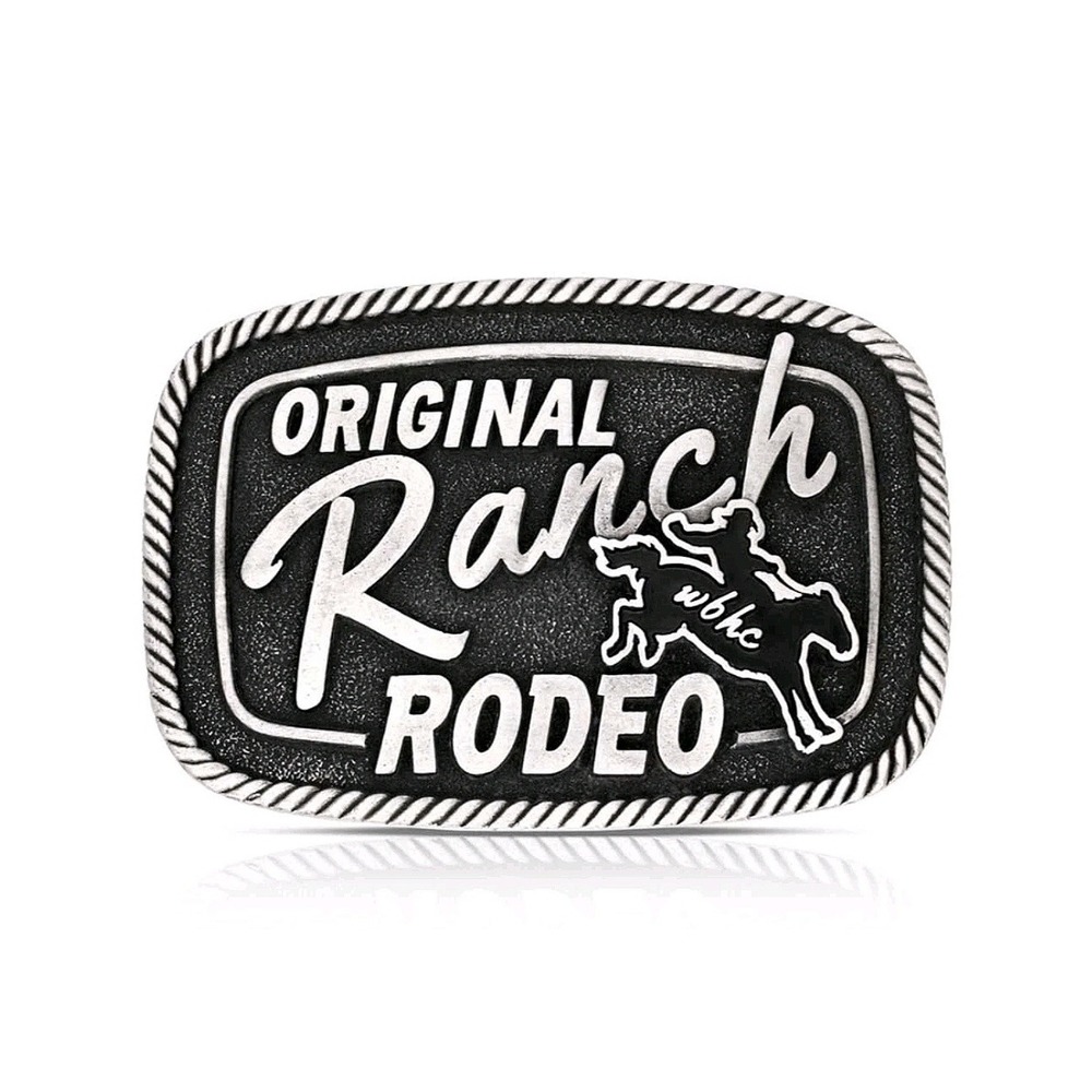 Montana Silversmiths The Original Whiskey Bent Ranch Rodeo Belt Buckle NEW NIB